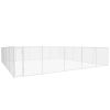 Outdoor Dog Kennel Galvanised Steel 31.2'x31.2'x6.1'