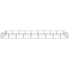 Dog Kennel Black 290.6 ftÂ² Steel