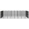Outdoor Dog Kennel Steel 396.8 ftÂ²
