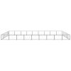 Dog Kennel Black 484.4 ft? Steel