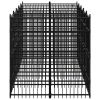 Outdoor Dog Kennel Steel 99.2 ftÂ²