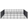 Outdoor Dog Kennel Steel 793.6 ftÂ²