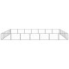 Dog Kennel Black 527.4 ft? Steel