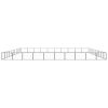 Dog Kennel Black 1076.4 ft? Steel