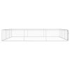 Outdoor Dog Kennel Galvanised Steel 236.2"x236.2"x39.4"