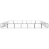 Dog Kennel Black 602.8 ft? Steel