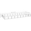 Dog Kennel Black 387.5 ftÂ² Steel