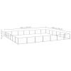 Dog Kennel Silver 452.1 ft? Steel