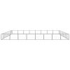 Dog Kennel Black 688.9 ft? Steel