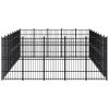 Outdoor Dog Kennel Steel 396.8 ftÂ²
