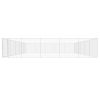 Outdoor Dog Kennel Galvanised Steel 31.2'x31.2'x6.1'