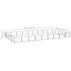 Dog Kennel Black 484.4 ft? Steel