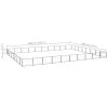 Dog Kennel Black 861.1 ft? Steel