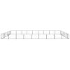 Dog Kennel Black 678.1 ft? Steel