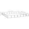 Dog Kennel Black 527.4 ft? Steel