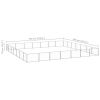 Dog Kennel Silver 527.4 ft? Steel