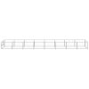 Dog Kennel Silver 86.1 ftÂ² Steel
