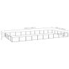 Dog Kennel Black 538.2 ft? Steel