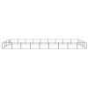 Dog Kennel Black 387.5 ftÂ² Steel