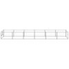 Dog Kennel Silver 64.6 ftÂ² Steel