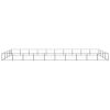 Dog Kennel Black 430.6 ftÂ² Steel