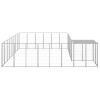 Dog Kennel Silver 169.3 ftÂ² Steel