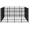 Outdoor Dog Kennel Steel 198.4 ftÂ²